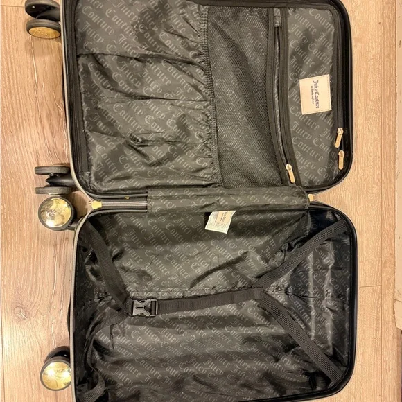 Juicy Couture Tie-Dye Hard Shell Carry-On in Blue and Pink with Gold Handle - Picture 7 of 9